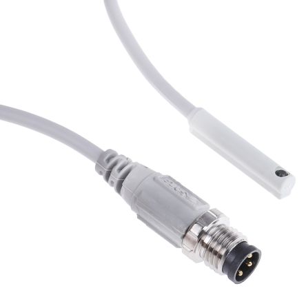 SMC 3-pin M8 Прямой PNP Твердотельный переключатель Пневматический переключатель D-M9 серии, 0.8 V LED индикатор