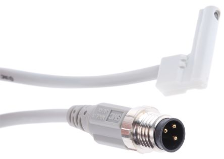 SMC 3-pin M8 Прямой PNP Твердотельный переключатель Пневматический переключатель D-M9 серии, 0.8 V LED индикатор
