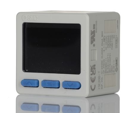 SMC Датчик давления, IP65 10 бар 24 V 50 °C