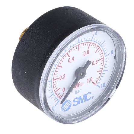 SMC G 1/4 Тип G Манометр, 50 мм, 10 бар