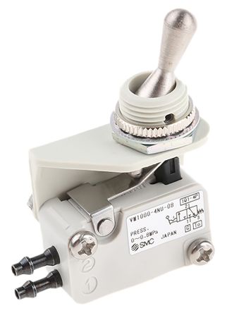 Пневматический клапан управления с рычагом SMC VM1000 Серия 4.8 mm, III B