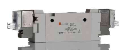 Пневматический электромагнитный клапан SMC - 5/2 Электромагнитный G SYJ7000 Серия 24 V dc