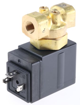 SMC Электромагнитный Клапан VXE2120-01F-5DO1, 2 Порта, NC, 24 V dc 1/8 дюйма