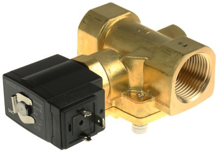 Электромагнитный клапан SMC VXED2260-10F-5DO1, 2 порта, NC, 24 V dc 1 дюйм