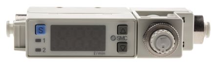 SMC Серия PFM, Компактный контроллер потока, 10 L/min, PNP Выход, 4 мм Трубка 24 V dc
