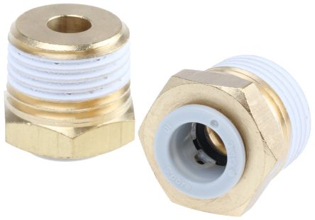 SMC Серия KQ2, Мужской, 1/2 дюйма, R