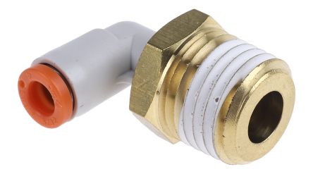 SMC Серия KQ2, Мужской, 1/4 дюйма NPT, NPT