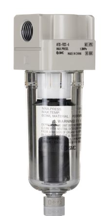 SMC AF серия 5 μm 1/4 дюйма G 1.5 Мпа Пневматический фильтр 500 L/min макс с автоматическим сливом