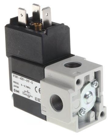 Пневматический электромагнитный клапан SMC - 3/2 NC электромагнит G VT Серия 220 V ac