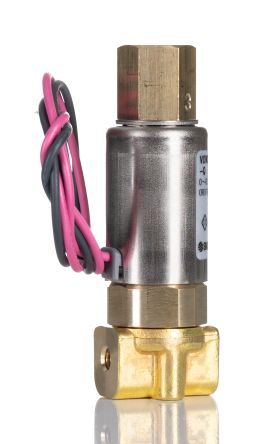 SMC Электромагнитный клапан VDW250-6G-1-M5-Q, 3 порта, NO/NC, 12 В