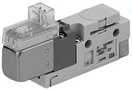 SMC Электромагнитный Клапан VQZ115-5LO1-CP-Q, 3 Порта, NC, 24 V dc 1/8 дюйма