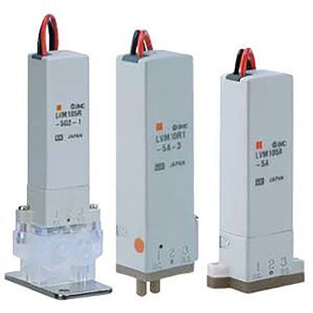 SMC Электромагнитный клапан LVM105R-6B-Q, 3 порта, Универсальный, 12 V 2/3 дюйма