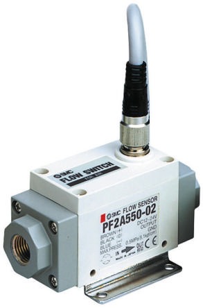 SMC, Панельный регулятор потока, 500 L/min, PNP выход, 0.5 дюйма 24 V dc
