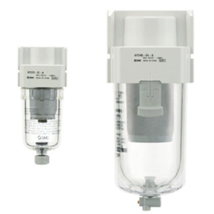 SMC 120 L/min G 1/8 Мист-сепаратор, 0.01 μm фильтрация, 0.1 MPa до 1.5 Mpa