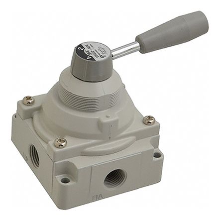 SMC Рычаг Пневматический Ручной Клапан Управления VH400 Серия, NPT 1/2 дюйма NPT, III B