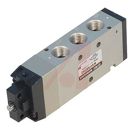 SMC Базовый Пневматический Ручной управляемый клапан VFM200 Серия, Rc, NPT 1/4 дюйма NPT, III B