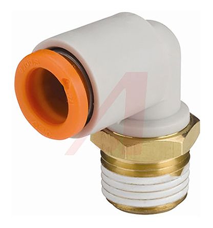 SMC Серия KQ2, Мужской, 1/8 дюйма NPT, NPT