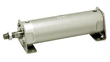 SMC 177.8 mm Пневматический цилиндр со штоком - NCG Серия, Двустороннего действия