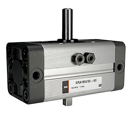 Пневматический поворотный привод SMC NCRB Series, 0.23 Mpa, двустороннего действия, 30 mm диаметр цилиндра
