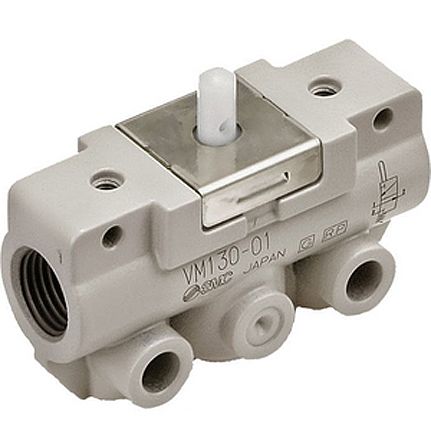 SMC Роликовый рычаг Пневматический ручной клапан управления VM100 серия, NPT, Rc G 1/8, III B