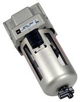 Пневматический сепаратор SMC 200 Л/мин NPT 1/4, 0.3μm фильтрация, от 0.05MPa до 1 (рабочий) MPa, 1.5 (испытательный) MPa