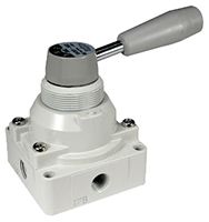 SMC Рычажный пневматический ручной управляющий клапан VH200 Серия, NPT 1/4 дюйма NPT, III B