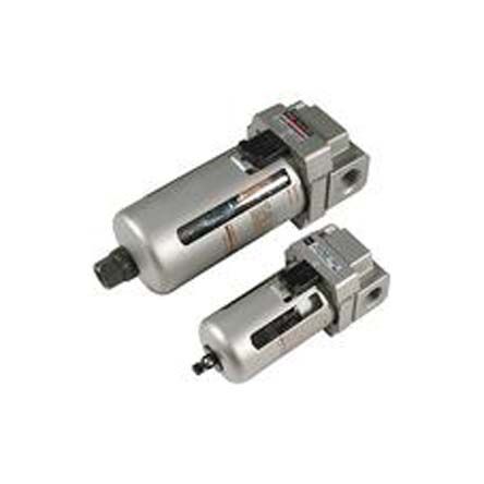 SMC Rc 1/4 (BSPT) Фильтр Регулятор Смазка, Ручной Дренаж, 5 μm Размер Фильтрации