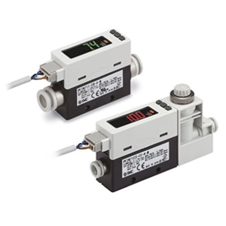 Дисплейный прибор SMC PF2M7 Series Датчик потока, 100 L/min Макс