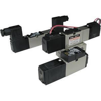 SMC Пневматический электромагнитный клапан - Серия Solenoid Rc VFR2000