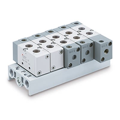 SMC VF3000 серия 2 станции G Коллекторная База, VV5F3-30-021-00F