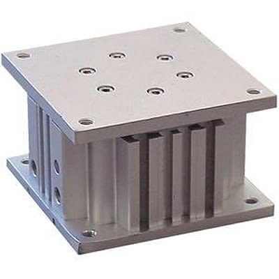 SMC Пневматический Направляющий Цилиндр - MGF63-30 63 мм Диаметр цилиндра, MGF Серия, 30 мм Двустороннего действия