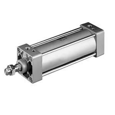SMC Пневматический цилиндр со штоком - C95SDB160-125, 160 мм диаметр цилиндра, 125 мм, серия C95, двустороннего действия