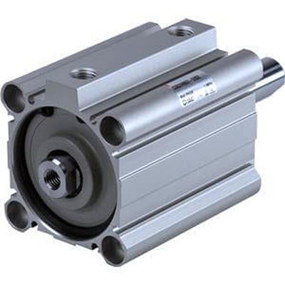 SMC Пневматический компактный цилиндр - CQ2WB20-5DC 20 мм Диаметр цилиндра, 5 мм CQ2 Серия, Двустороннего действия
