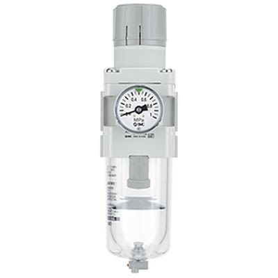 SMC AW10-M5BG-A Фильтр-регулятор, 5 μm, M5 x 0.8, Ручной, 10 бар, AW10