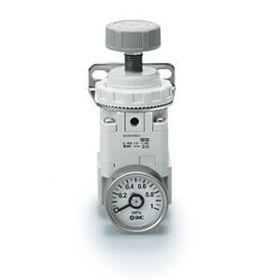 SMC 1/4 дюйма G Пневматический Регулятор - 1 Мпа, IR2220-F02BG-A, 1/8 (2 места) 20 Л/мин IR