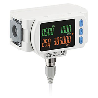 SMC Серия PF3A801H Датчик потока Датчик потока для воздуха, 10L/min Мин, 1000 L/min Макс