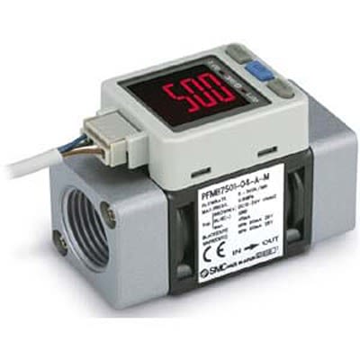 SMC PFMB720 Серия Датчик потока Датчик потока для воздуха, 2L/мин Минимум, 200 L/мин Максимум Калиброванный