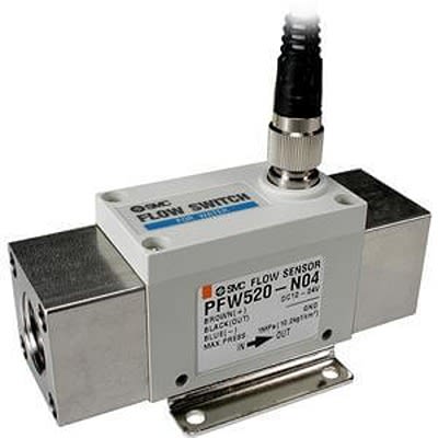 SMC Серия PF2W540 Датчик потока для воды, 5L/min мин, 40 L/min макс