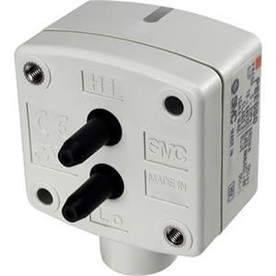 SMC Датчик давления, IP40 0.02 бар 12/24 V dc 50 °C