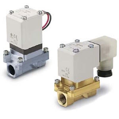 Электромагнитный клапан SMC - NC, 2 порта Пневматический M5 x 0.8 Серия VXZ 24 V dc