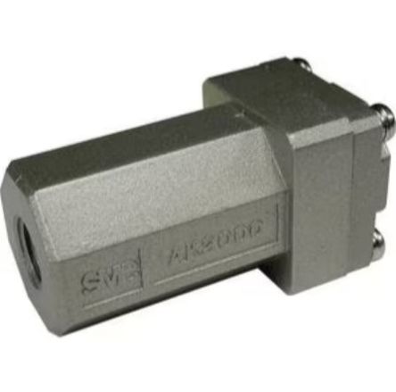 SMC Обратный клапан AKP, 1 Mpa Вход Женская резьба Rc 1/4 дюйма, Выход Мужская труба 1/4 дюйма