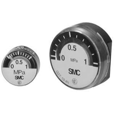 Манометр SMC R 1/8 дюйма, 26 mm, 1 MPa