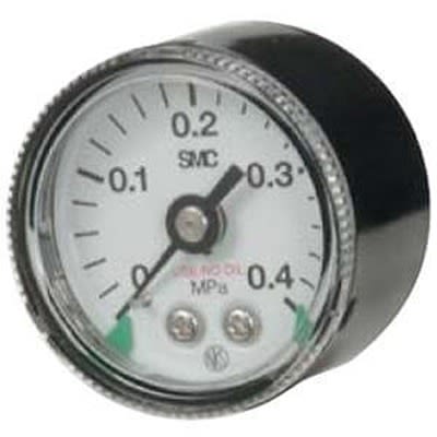 SMC R 1/4 in Манометр, 42 мм, 0.7 MPa