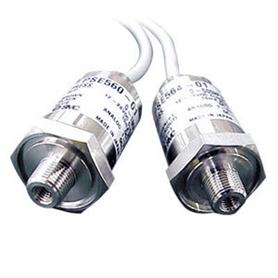 SMC Датчик давления, IP65 0 бар 12/24 В пост. 50 °C