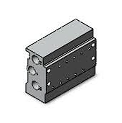 SMC Серия SY3000 5-станционный Пневматический распределительный клапан для использования с клапаном, SS5Y3-41-05-M5F-Q