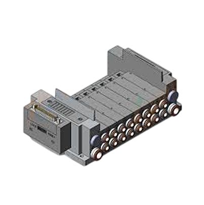 SMC Серия SY 8-ми станционный пневматический клапан коллектор для использования с клапаном, SS5Y5-10F1-08B-C6-NA