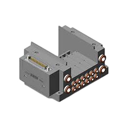 SMC Серия SY3000 6 станций Пневматический управляющий клапан Манifold для использования с клапаном, SS5Y3-10F1-06B-C4-NA
