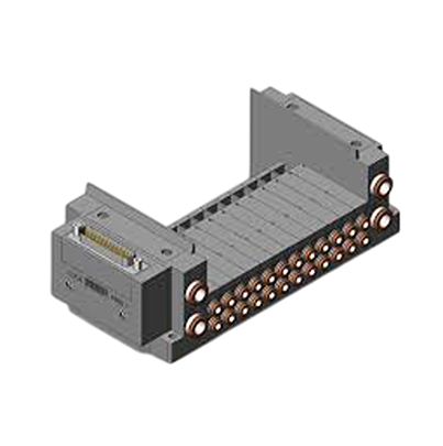 SMC Серия SY3000 12-станционный пневматический распределитель управления для использования с клапаном, SS5Y3-10F1-12B-C4-NA