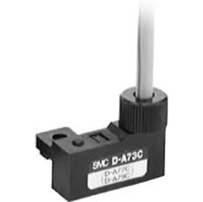 SMC Переключатель Геркон Пневматический авто переключатель Серия D-A73C, 24 V dc LED индикатор