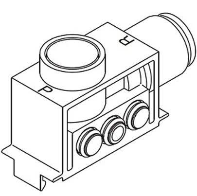 SMC SY3000 Резиновое уплотнение, SY3000-55-1A-Q